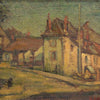 Landscape signed painting from 1950s