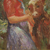 Small signed painting from the 20th century