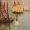 Seascape painting signed and dated 1926