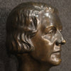 Bronze sculpture bust of a lady signed and dated 1930
