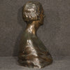 Bronze sculpture bust of a lady signed and dated 1930