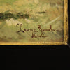 Italian painting signed landscape from the 20th century