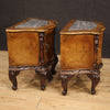Pair of Italian bedside tables from 20th century