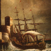 Seascape painting from 20th century