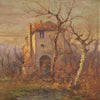 Landscape signed Ferrari oil on board from the 1930s