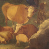 Bucolic landscape painting from the second half of the 18th century