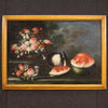 Antique still life with flowers and fruit from the 18th century