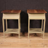 Pair of 80's design bedside tables
