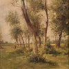 Small landscape signed by M. Gheduzzi from the 40s