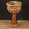 Antique basin in red Verona marble from the 19th century