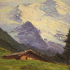 Mountain landscape signed Bentivoglio early 20th century