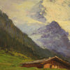 Mountain landscape signed Bentivoglio early 20th century