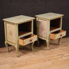 Pair of 60's Venetian style bedside tables