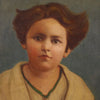 Portrait of a child signed and dated 1921