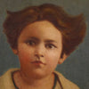 Portrait of a child signed and dated 1921