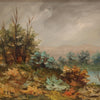 Small impressionist landscape signed E. Ferri