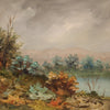 Small impressionist landscape signed E. Ferri