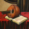 Still life with musical instruments from the 20th century