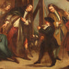 English painting genre scene from 18th century