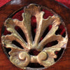 Italian carved walnut wooden mirror from 20th century