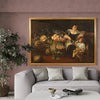 Great 18th century Italian painting, genre scene with still life