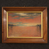 Italian signed seascape painting from 20th century