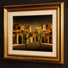 Italian painting depicting city district
