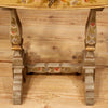 Italian side table in lacquered and painted wood