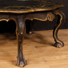 Venetian lacquered and painted coffee table