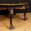 Venetian lacquered and painted coffee table