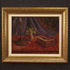 Italian signed painting still life dated 1942
