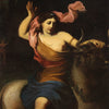 Oil on canvas Spanish painting Rape of Europa from 17th century