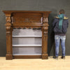 French bookcase from the 20th century in oak wood