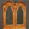 Large English trumeau in wood from the 20th century