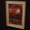 Italian abstract painting oil on canvas from 20th century