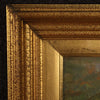 Italian signed countryside landscape painting from 20th century