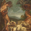 Italian painting Diana the Huntress of the 20th century