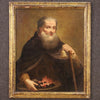 Italian painting Saint Anthony the Abbot from the 18th century