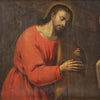 Religious painting of Christ carrying the cross from the 18th century