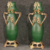 Pair of French glass vases in Art Nouveau style