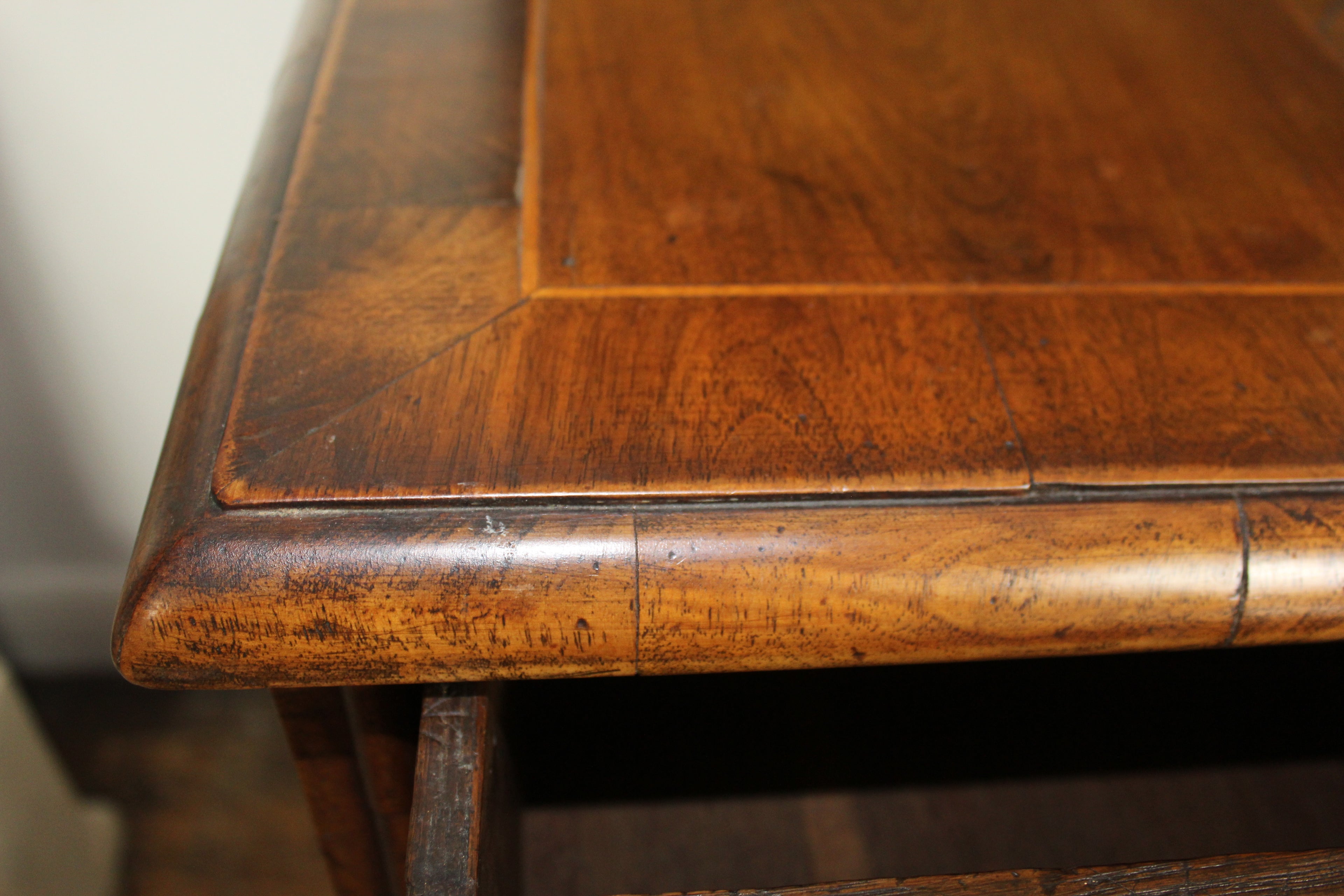 Queen Ann Burr Walnut Chest of Drawers