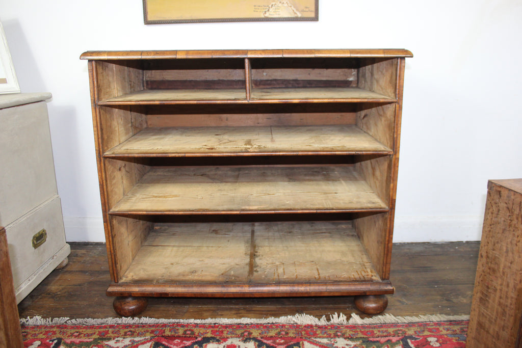 Queen Ann Burr Walnut Chest of Drawers