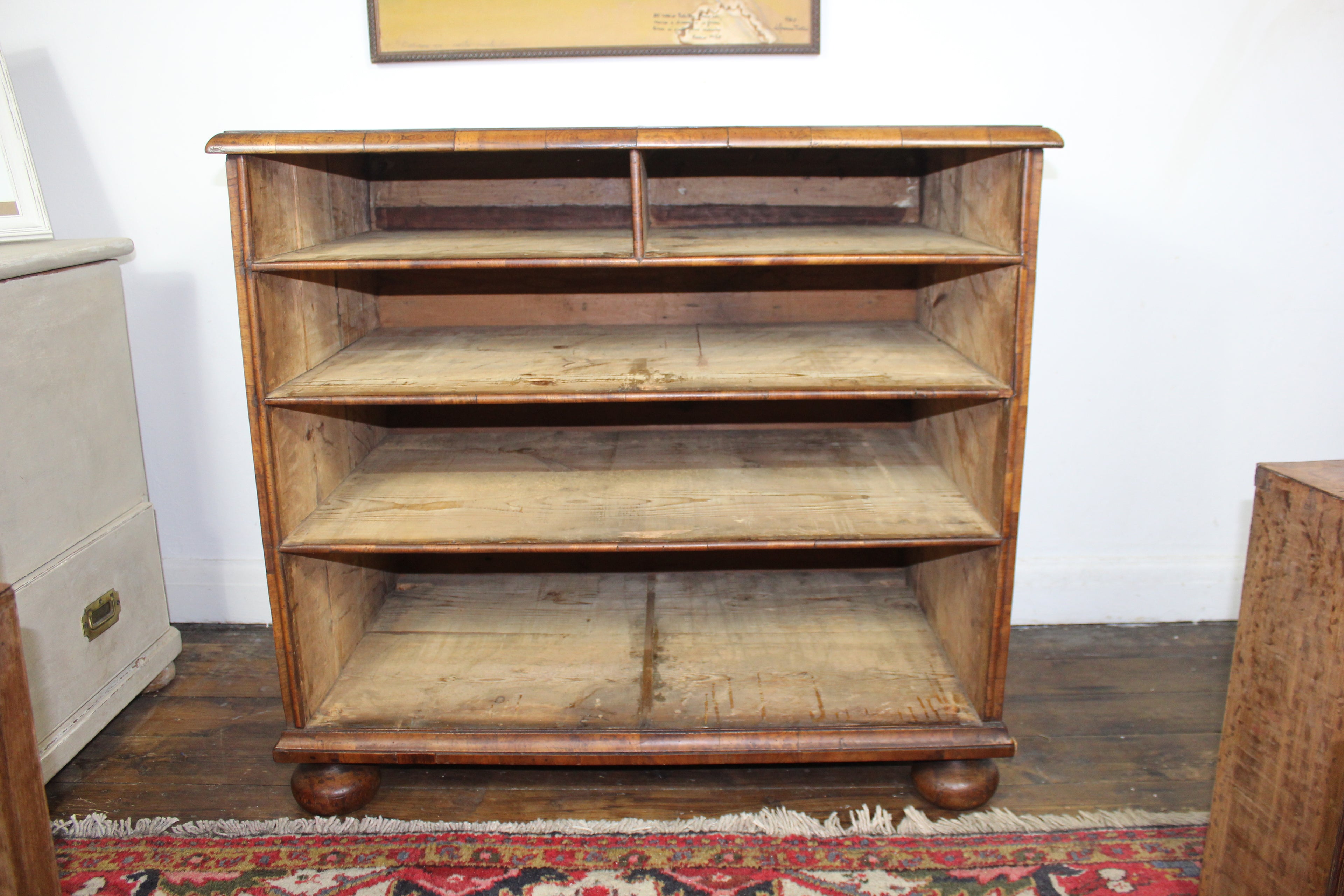 Queen Ann Burr Walnut Chest of Drawers