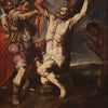 Antique Italian painting from the 17th century, Martyrdom of St. Bartholomew