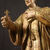 Great wooden sculpture of Saint Francis de Sales from the 18th century