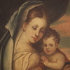 Antique Madonna with child from the 18th century