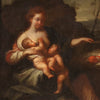 Antique Italian painting from the 18th century