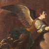 Antique religious painting Annunciation from the 18th century