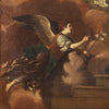 Antique religious painting Annunciation from the 18th century