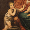 Antique Holy Family with Saint John from the 18th century